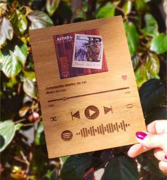Placa Spotify A5