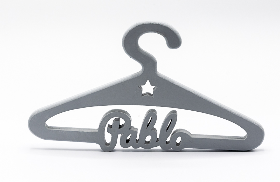 Perchas personalizadas para bebes<br> 